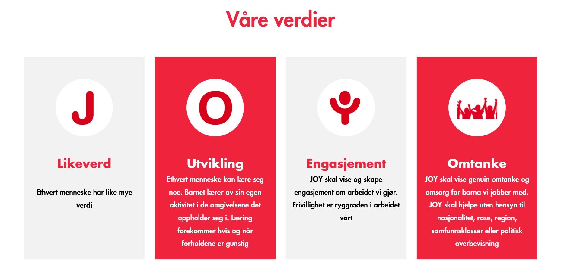 JOY aktivitet